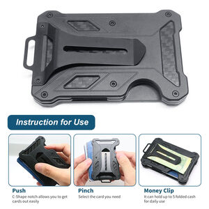 Carbon Fibre Wallet With ID Card Slot
