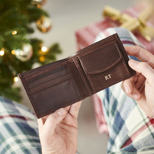 Leather Wallet With Coin Section