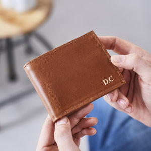 Leather Wallet With Coin Section
