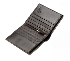 Men's Luxury Brown Leather Wallet Card Holder Rfid Safe Personalised