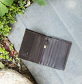 Men's Luxury Brown Leather Wallet Card Holder Rfid Safe Personalised