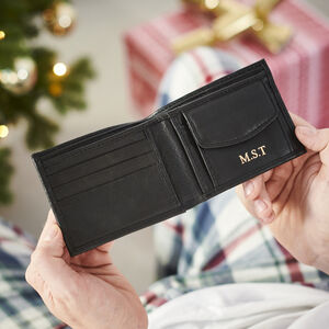 Personalised Coin Wallet In Engraved Wooden Box