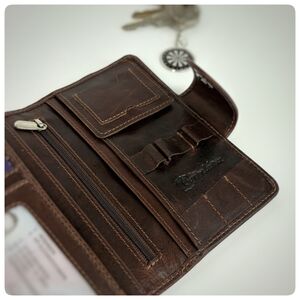 Personalised Leather Darts Wallet Case