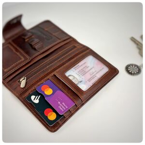 Personalised Leather Darts Wallet Case
