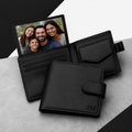 Personalised Men's Rfid Leather Photo Bifold Wallet