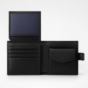 Personalised Men's Rfid Leather Photo Bifold Wallet