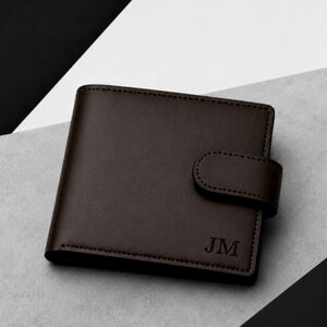 Personalised Men's Rfid Leather Photo Bifold Wallet