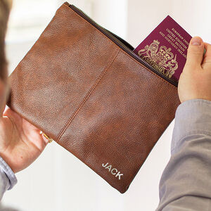 Personalised Nuhide Travel Wallet