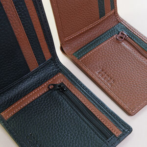 Personalised Pebble Grain Leather Wallet