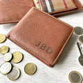 Personalised Real Leather Wallet With Secret Message