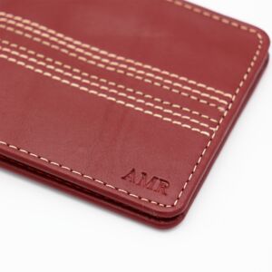 Personalised Vintage Leather Cricket Wallet