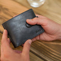 Vintage Personalised Bifold Leather Wallet