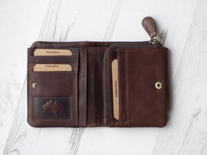 Personalised Wombat Wallet Zipped Coin Pouch Rfid Safe