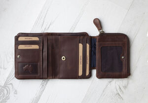 Personalised Wombat Wallet Zipped Coin Pouch Rfid Safe